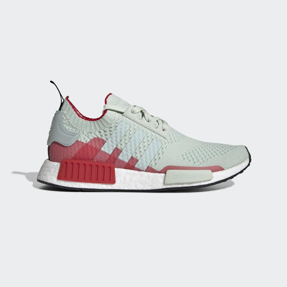 Originals Adidas NMD_R1 Primeknit Dama Romania - Verzi/Rosii Inchis EE5078